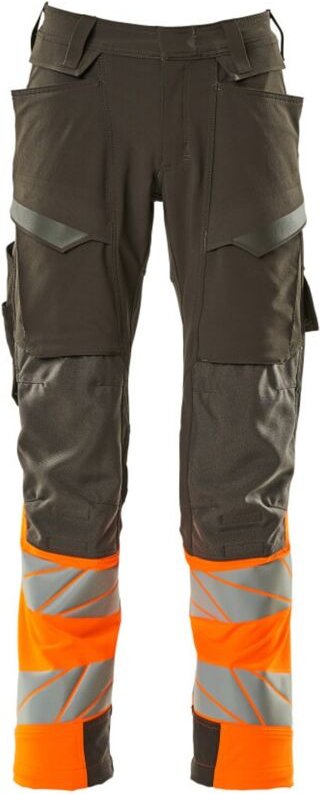 Hose mit Knietaschen 19179-511-1814 Gr. 90C46 dunkelanthrazit/hi-vis orange - Mascot