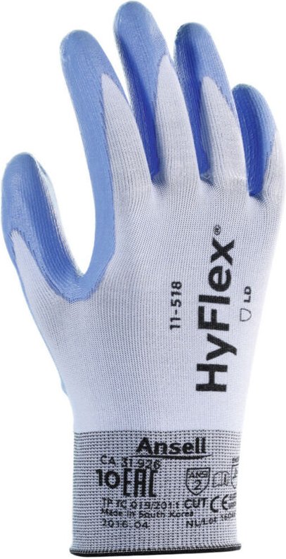 Handschuh-Paar HyFlex 11-518, Handschuhgröße: 9 - Ansell