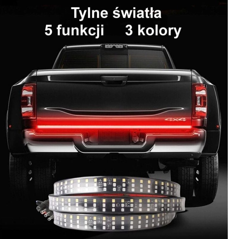 LED-Leuchten für Bremse, Rücklicht, Rückwärtsgang und Blinker 1,2 m