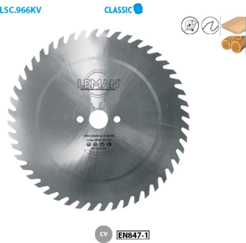 Kreissägeblatt aus Stahl Classic ø 315 Bohrung 30 Stärke 3,0/1,8 mm Nuten 56