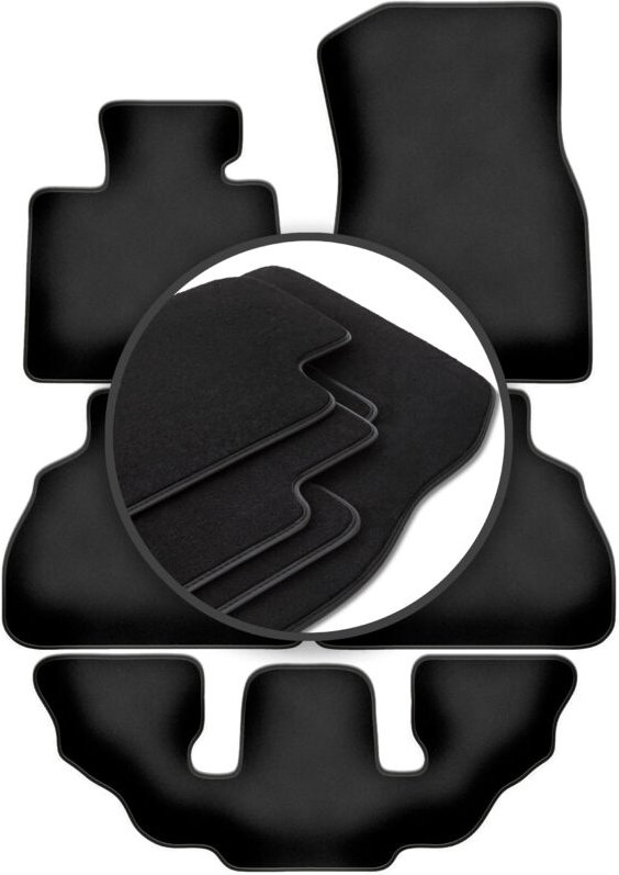 Premium-Fußmatten für: BMW X7 G07 7-Sitzer (2019-2022)