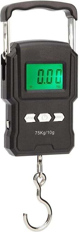 Ymyny - Ulisem Hängewaage, Elektronische Angelwaage, Elektronische Digitale Angelwaage, Hakenwaage zum Aufhängen mit Maß...