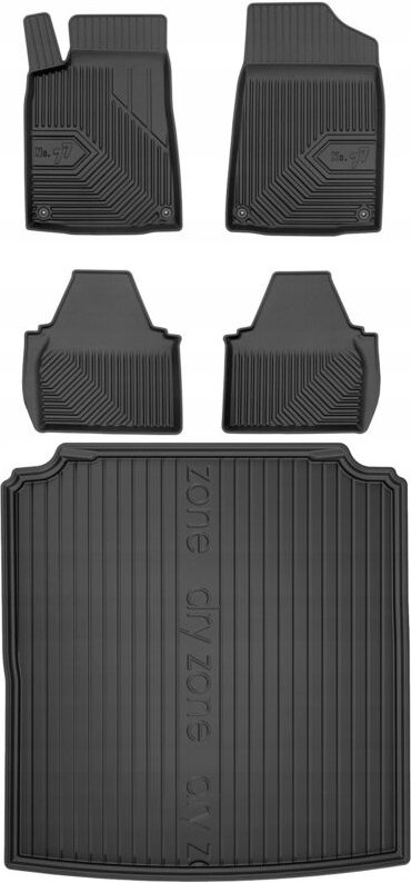 SET 77 Fußmatten und Fußmatten Peugeot 607 Limousine 1999-2010