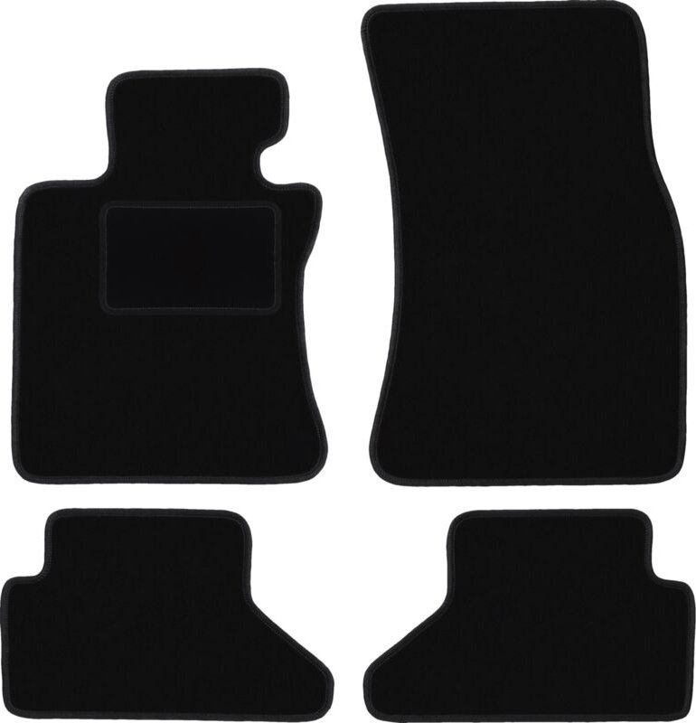 Schwarze Velours-Fußmatten für: BMW 6 E64 Cabrio (2003-2010)