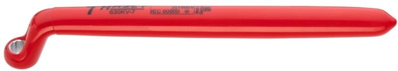 Hazet Einringschlüssel, schutzisoliert, Außen-Doppel-Sechskant Profil, 7 mm