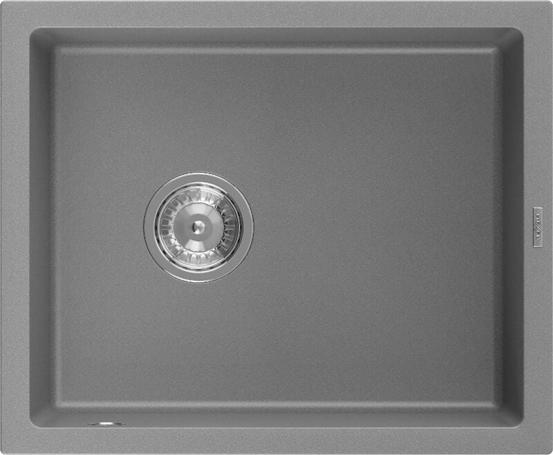 Pedro 1-Becken-Granit-Spüle 560 x 460 mm, Grau - 6508561000-71 - Mexen