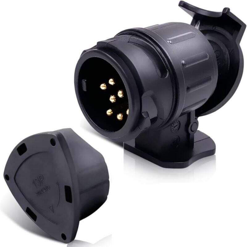 13-poliger auf 7-poliger Anhängerstecker-Adapter, 13-poliger auf 7-poliger Adapter, Anhängerstecker-Adapter – für Auto, ...