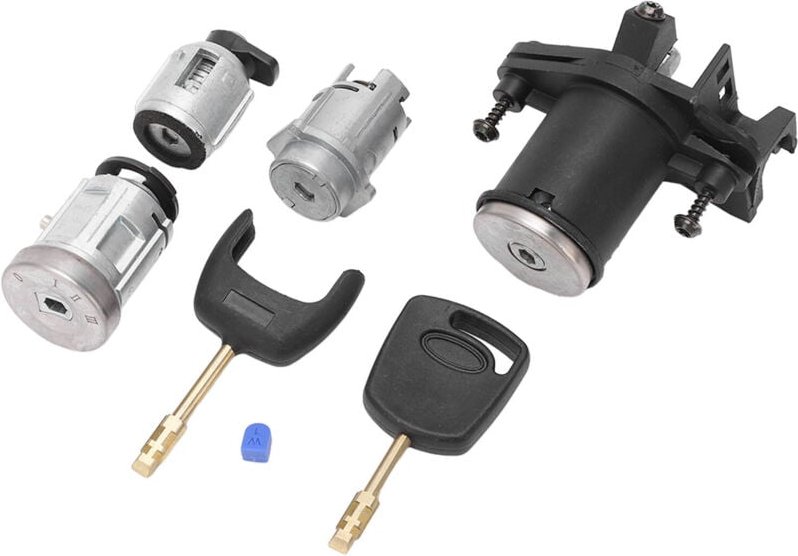 Zündstartschalter Türschlosszylinderbaugruppe 2S61 A22050 BM Ersatz für Ford Fiesta MK5 Fusion