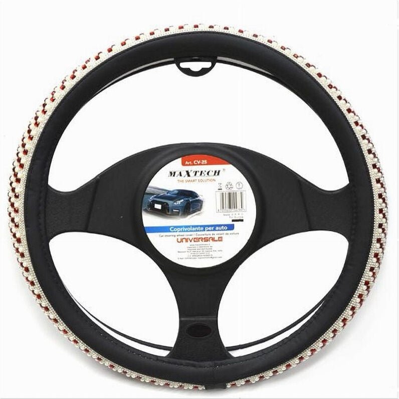 Thumbnail - Trade Shop Traesio - Trade Shop - universal auto lenkradabdeckung 38 cm bunte dekoration CV-25 -