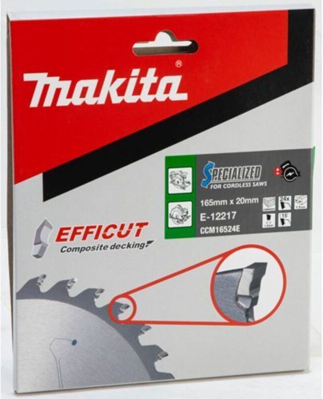 Efficut Sägeb.165x20x24Z - Makita