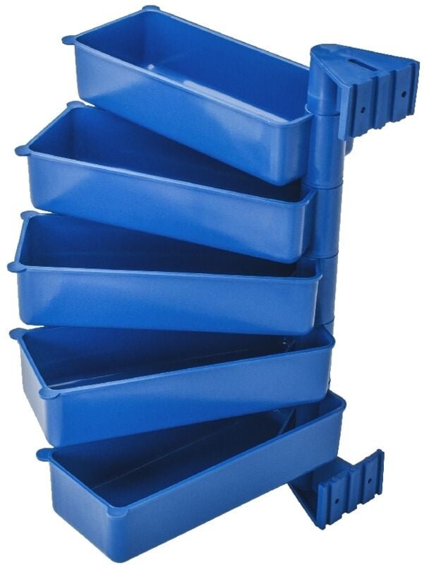 5-Element-Drehregal-Set Blau - 5-Element Wings Ni