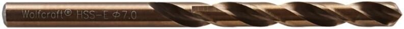 Metallbohrer HSS-Co 7458010 ø 7 mm Rundschaft Metallbohrer - Wolfcraft
