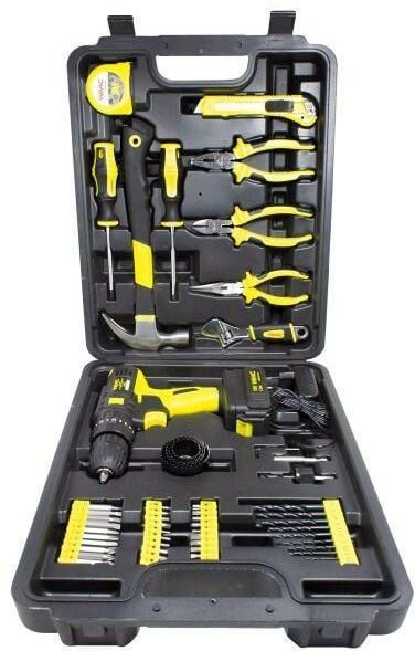 Werkzeugsatz 57-tlg. mit schraubendreher /wmc