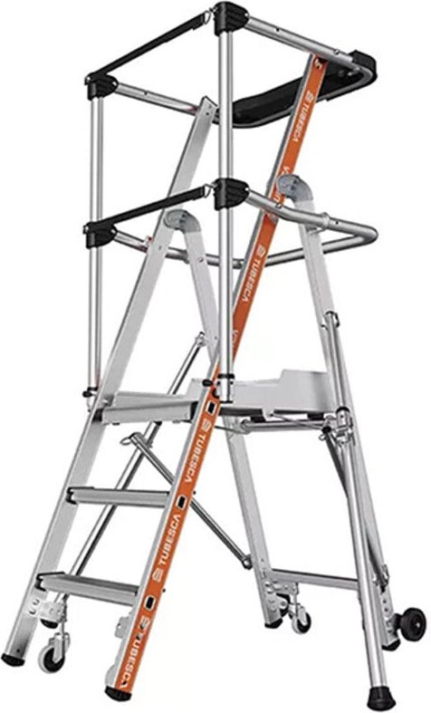 Tubesca Comabi - Stehleiter 3 Stufen - Maximale Arbeitshöhel 2,70m - 2274113