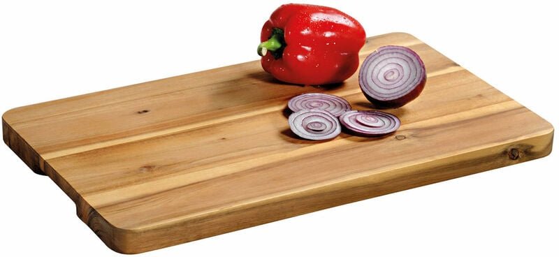 Kesper - Brett zum Schneiden, Servieren, Akazienholz, 45 x 27 cm