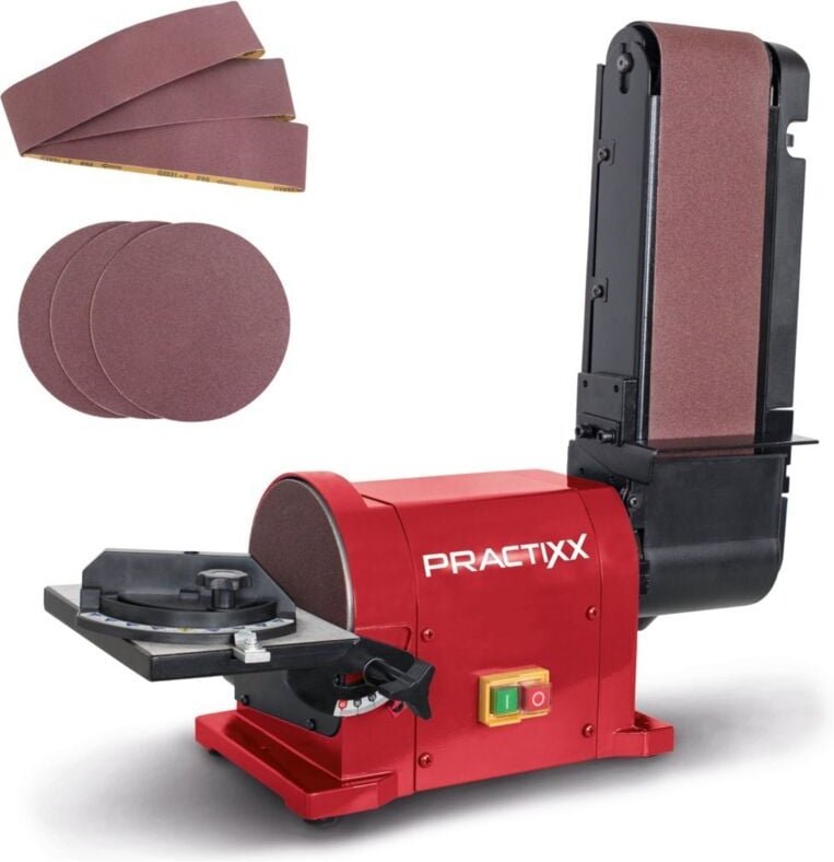 Band- und Tellerschleifer PX-BTS-450 Practixx - 450W 100 x 915 mm Band 150mm Schleifteller