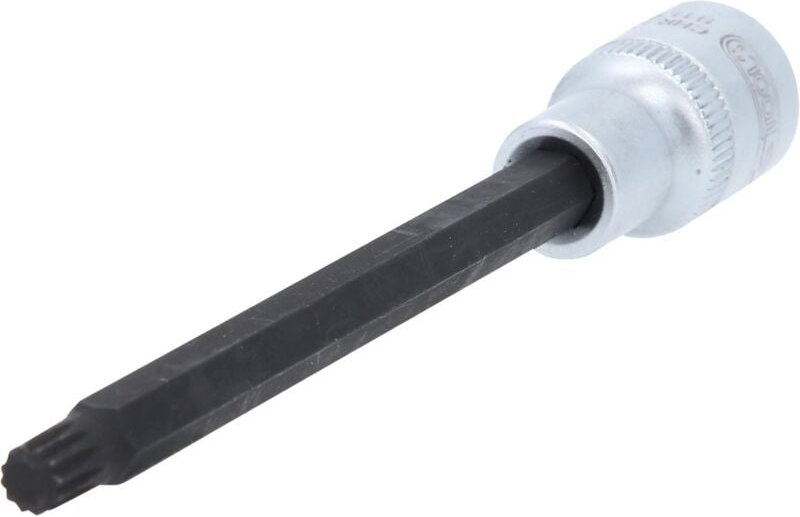 1/2" Bit-Stecknuss XZN, lang, M8