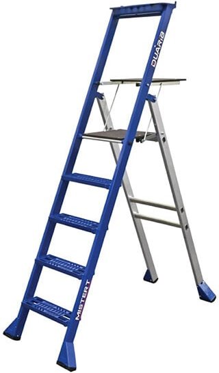 Matisère - Profi Stehleiter 4 Stufen - Maximale Arbeitshöhe 2.88m - 649204