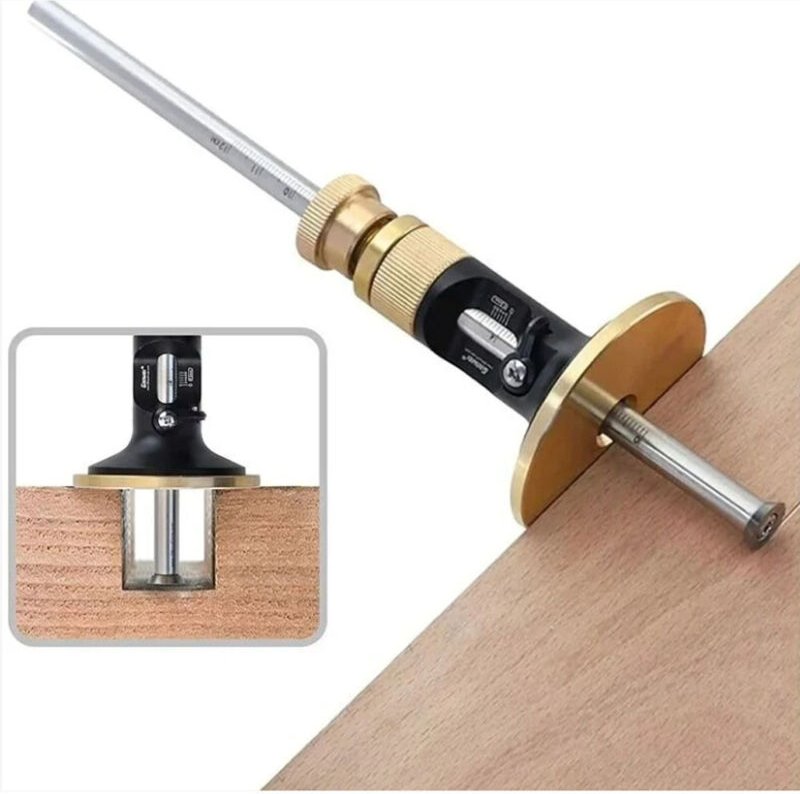 Anreißwerkzeug, Tischlermesser, Tischlerwerkzeug, Radmarkierung, für Hartholz (Aluminiumlegierung und Messing)