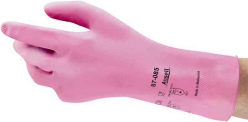 Thumbnail - Ansell 87085065 AlphaTec® Baumwollvelour Chemiekalienhandschuh Größe (Handschuhe): 7 EN 388:2016, EN