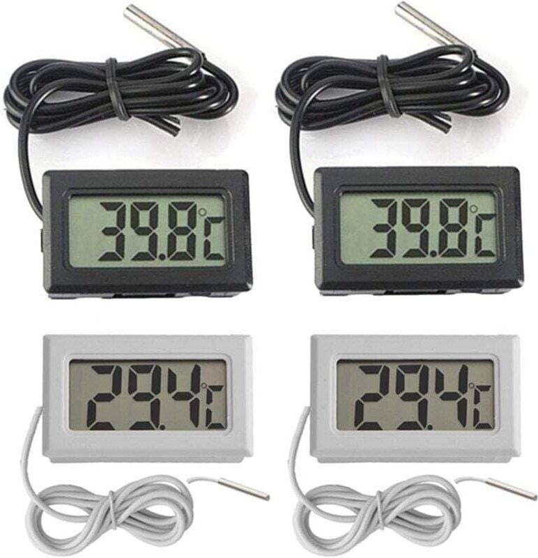 Mini-Digital-LCD-Thermometer, Temperatur -5070, Temperatursensor-Tester für Kühlschränke, Gefrierschränke, Aquarien (2 x...