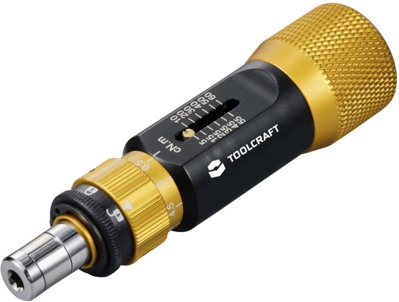TO-9627246 Elektronik- u. Feinmechanik Drehmoment-Schraubendreher Größe (Schraubendreher) - Toolcraft