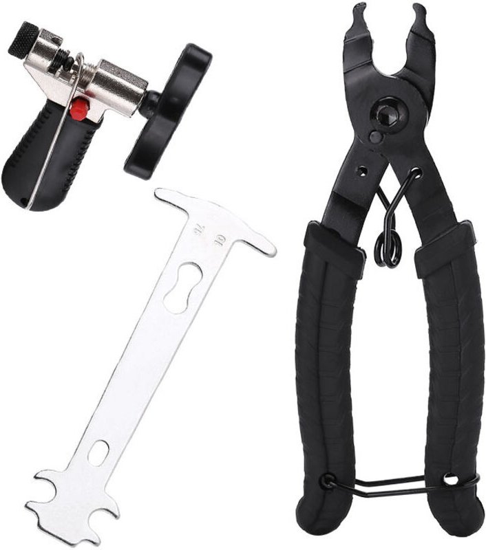 Shining House - Fahrradketten-Reparaturwerkzeug, Fahrrad-Gliederzange, Ketten-Drift-Werkzeug, Kettenprüfer, Fahrradkette...