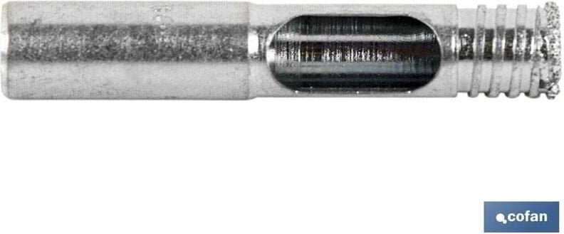 Diamantbohrer für Feinsteinzeug und Feinsteinzeugfliesen (Ø12 mm.) COFAN 09291200