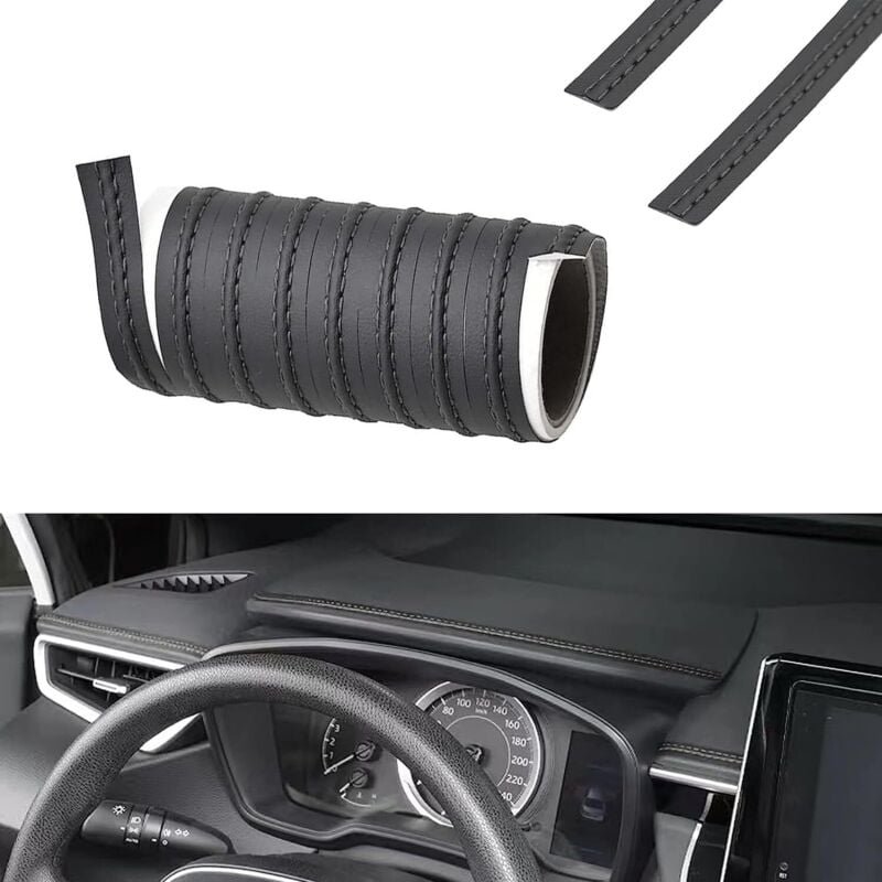 Gabrielle - Auto-Innenverkleidung, Fahrzeug-Zierleiste, 2 m Zierleiste, Auto-Dekoraufkleber, dekorative Linie für univer...