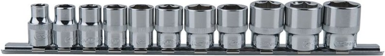 3/8' CHROMEplus 6-kant-Stecknuss-Satz, 11-tlg 8-19mm