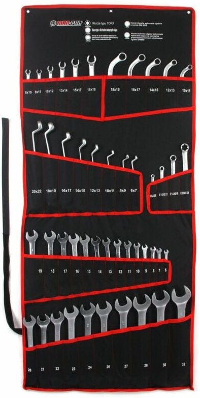 Marpol-Satz of 47 feste und star 12-Punkt-Kombischlüssel of 6-32 mm Torx- und Polygonschlüssel-Satz