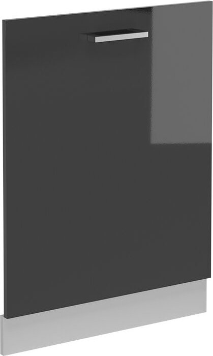 Geschirrspülblende R-Line, Anthrazit Hochglanz, 60 cm ohne Arbeitsplatte Vicco