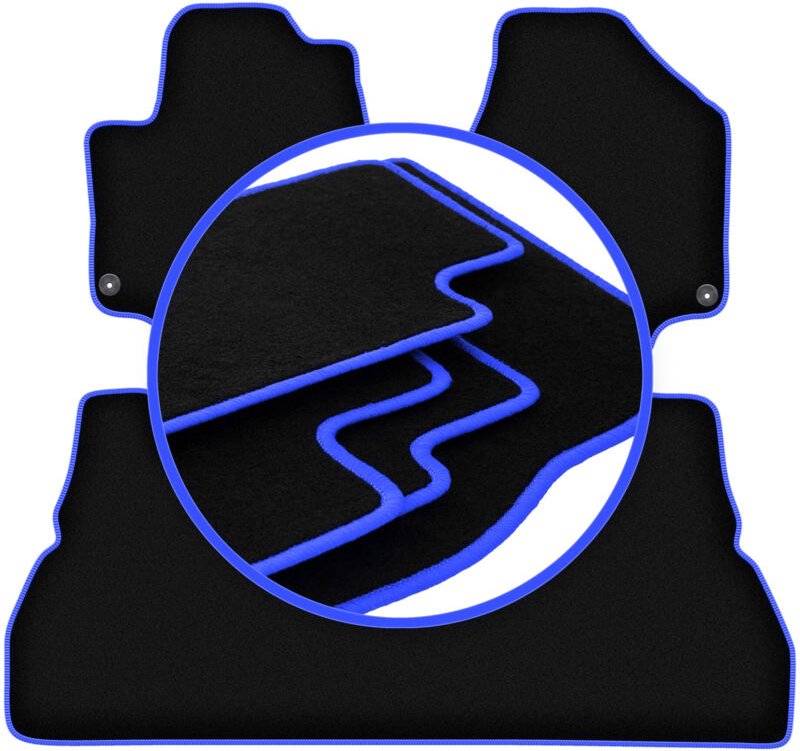 CARLUX-BLUE Auto-Fußmatten für: Chrysler Pacifica II 5-Sitzer (2017-)