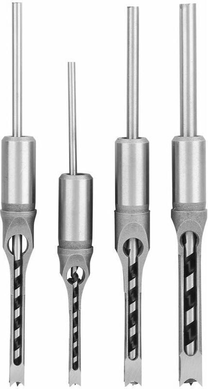 Lagerstahl-Vierkantlochbohrer, Stemmeisenbohrer-Set, Holzbearbeitungsmaschine, Lochsäge, Bohren, Handwerkzeuge, Holzbear...