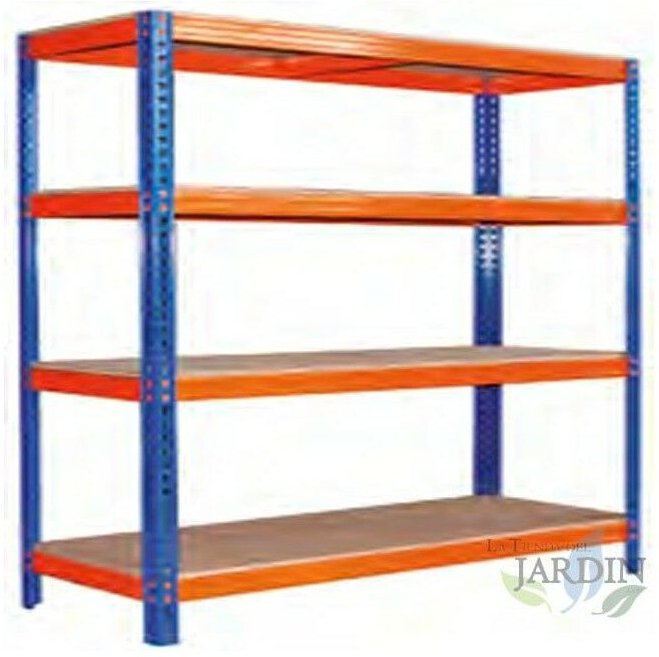 Regal 4 Eimer 180x120x45 cm - Suinga