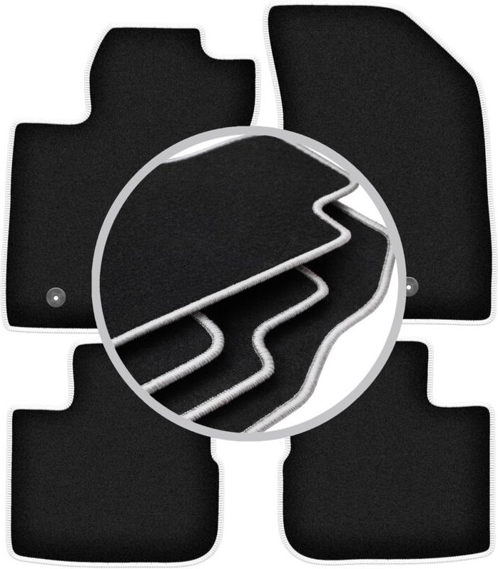 CARLUX-SILVER Autofußmatten für: Fiat Tipo II Schrägheck (2015-)