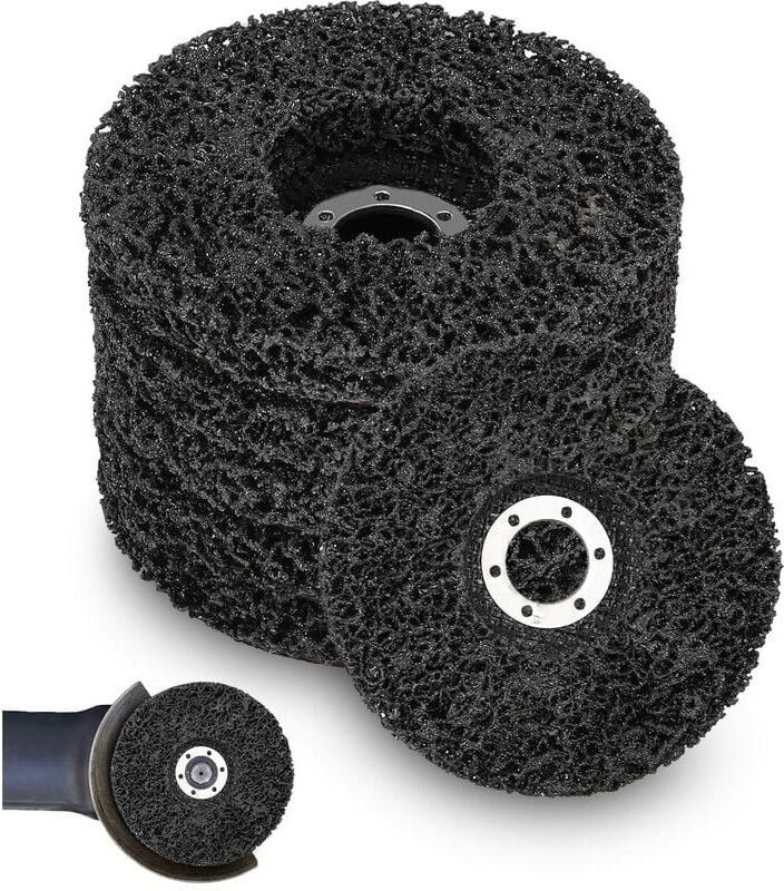 Stück Schruppscheiben 125 x 22 mm Schleifscheibe für Winkelschleifer csd Schleif-Reinigungsscheibe grobe Reinigungsschei...