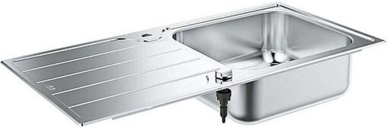 Abwäschen - Spülbecken K500 mit automatischem Ablauf, 100x50 cm, gebürsteter Edelstahl 31563SD1 - Grohe