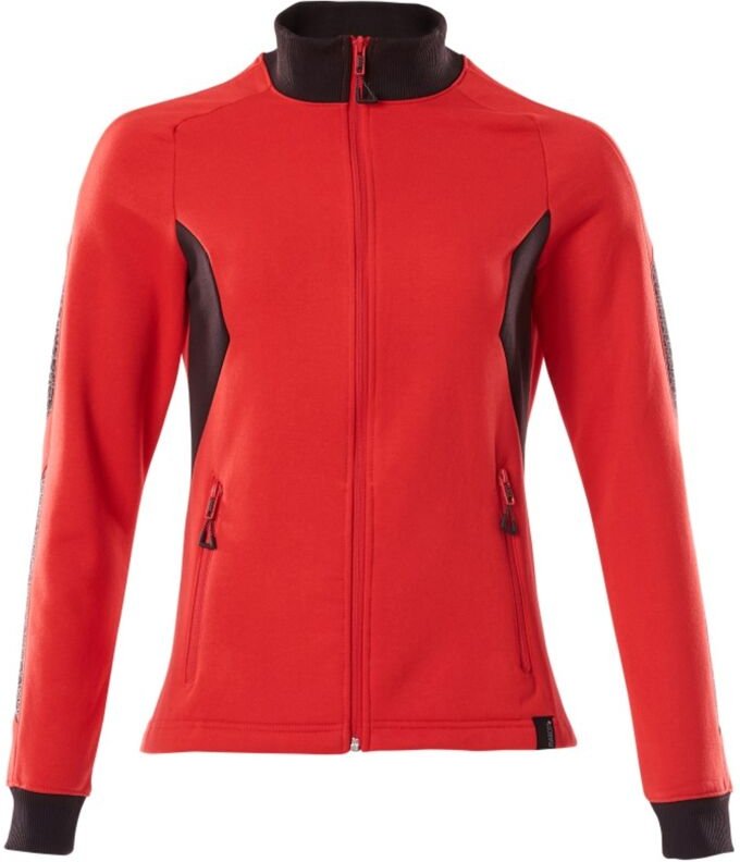 Mascot ACCELERATE Sweatshirt mit Reißverschluss, Damenpassform 18494 Gr. M verkehrsrot/schwarz