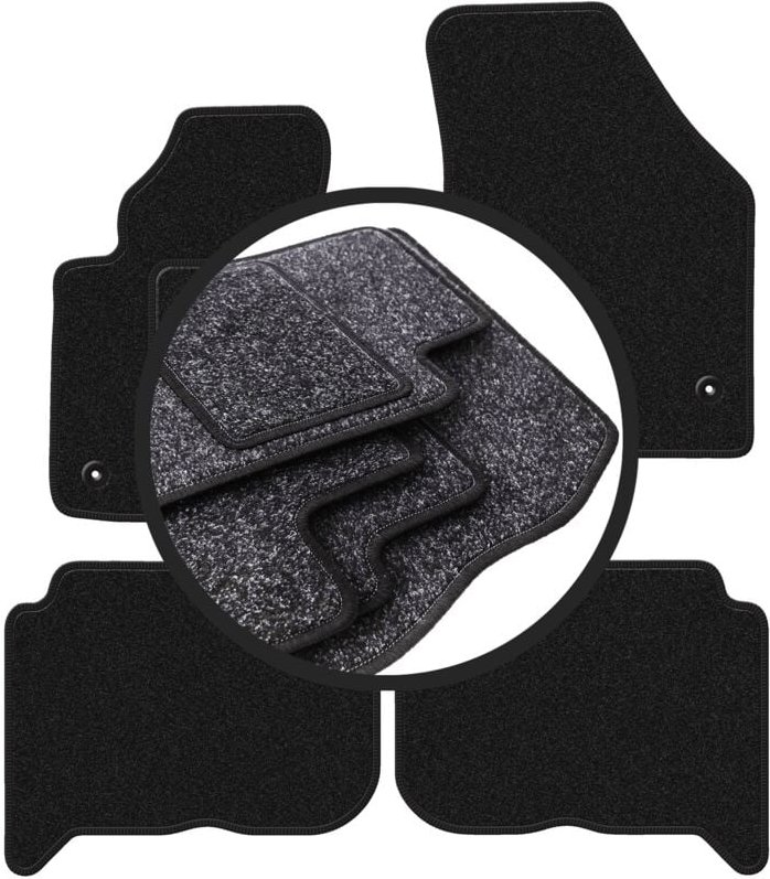 ANTHRA Autofußmatten für: Volkswagen Touran I Minivan (2004-2010)