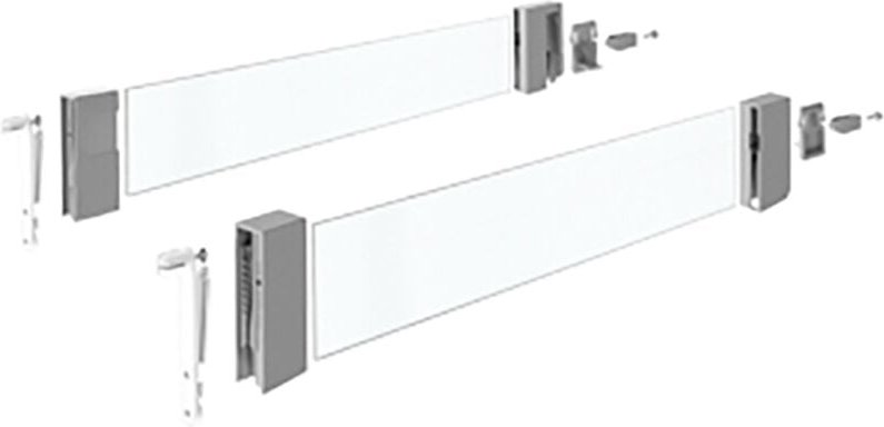 Hettich Schubkasten-Designelement, InnoTech Atira, 9194798, NL300mm, Floatglas klar