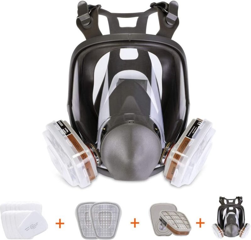 Malmaske mit Filter, Bio-Dampf-Gesichtsmaske, Gesichts-Atemschutzmaske, CE-Zertifizierung - Gabrielle