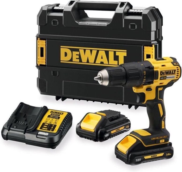 DeWalt DCD777L2T-QW Kompakter bürstenloser Bohrschrauber 18 V XR - 2 x 3 Ah