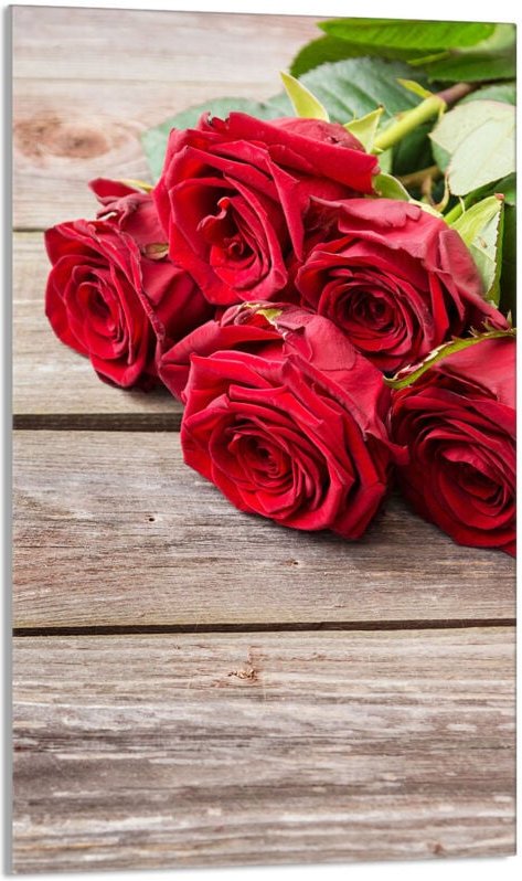 Glasschneidebrett 30x52 Rosen