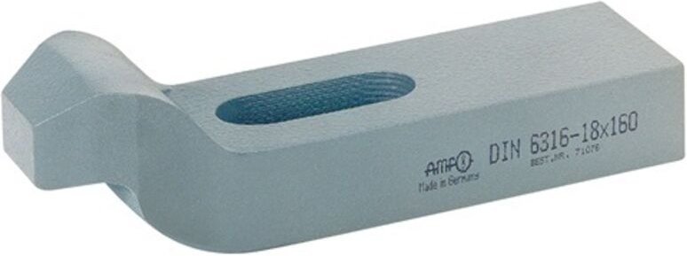 AMF - Spanneisen din 6316 gekröpft 33 x 250 Vergütungsstahl lackiert