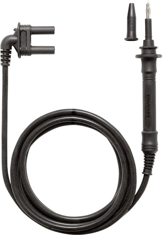Benning - 10150829 2m Prüfleitung 2-pol. mit 4mm Prüfspitze Messleitung 1 St.