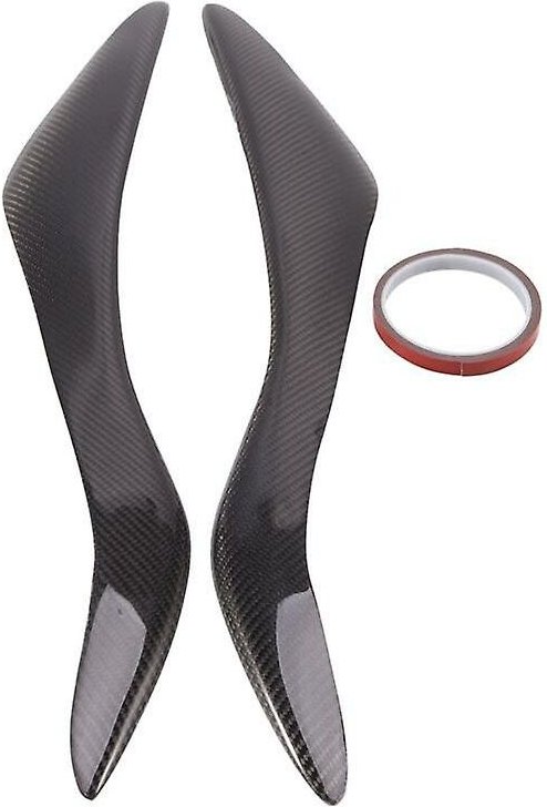 Woosien - 2 Stück Auto-Scheinwerfer-Augenbrauen-Abdeckungs-Trim-Kopf-Licht-Lampen-Aufkleber für Focus Mk3 2012–2014