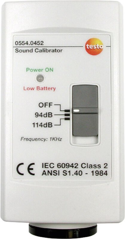 Testo - 0554 0452 Kalibrator Schalldruckpegel