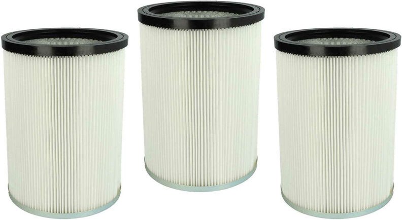 3x Faltenfilter kompatibel mit Kärcher nt 70/2 Me vex, nt 70/2 Me Classic (127V)BR Staubsauger - Patronenfilter, Weiß - ...