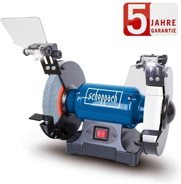 Thumbnail - Scheppach Doppelschleifer SM200AL 200mm Schleifmaschine Schleifbock 500Watt 230V